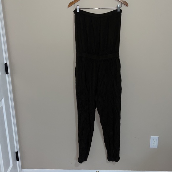 Talula dark green sleeveless romper - Picture 7 of 9